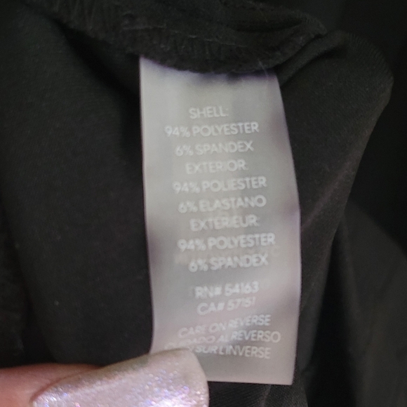 CALVIN KLEIN Black Midi Dress Size 12 - Picture 4 of 6